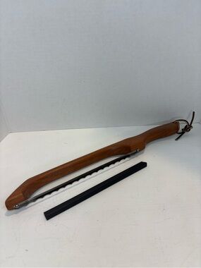 Wooden Appalachian Bread Bow Knife handcrafted by Robert Linn